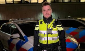 Hoofdagent Pepijn ter Bekke Foto RTV Oost Teun van der Velden