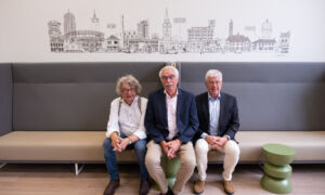 Huisartsen Carens Enschede Ton Davids Rob Vrenken en Peter Kroeze foto door Jeanette Scholten
