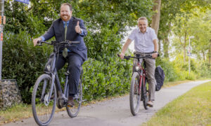 Jeroen Diepemaat op de fiets