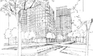 Kop Boulevard schetsje