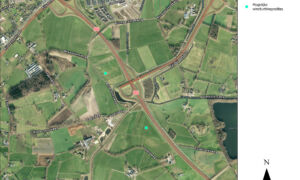 Locatiekaart WP Wierden A35 Mogelijke windturbines