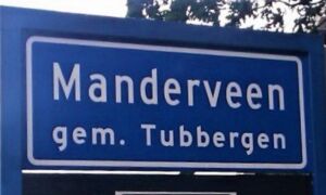 Manderveen plaatsnaambord