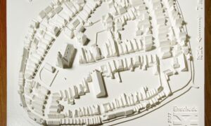 Maquette Enschede 3 D Historische Societeit Enschede Lonneker