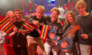 Merlijn Dewasme bij het Regio Songfestival RTV Oost