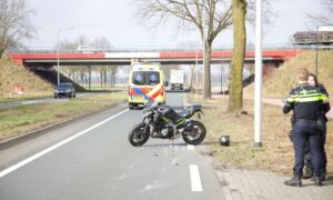 Motorrijder ten val Aadorpsweg