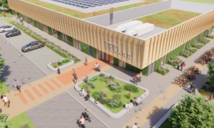 Ontwerp wierden sporthal Esrand