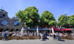 Oude Markt Enschede Coronatijd