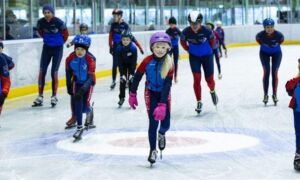 Pupillen ijs schaatsen hijc