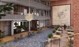 Stadhuis schetsontwerp hal