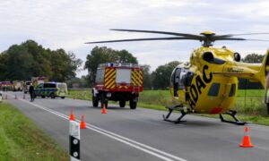 Traumaheli geland in Duitsland bij ongeval News United Dennis Bakker