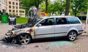 Uitgebrande auto News United