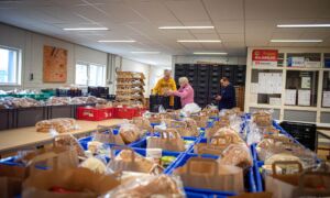 Voedselbank pakketten