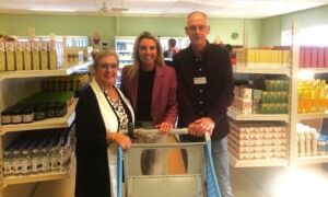 Voedselbank winkel opening