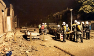 Vuurwerkramp hulpverleners brandweerlieden foto onbekend