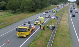 20260615 A35 ongeval botsing auto vrachtwagen