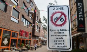 20260803 Fatbikeverbod verkeersbord enschede stadserf Korte Hengelosestraat