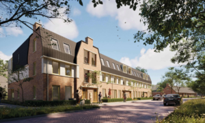 Zijaanzicht appartementen