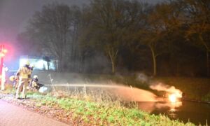 Scooterbrand Sluiskade Noordzijde Almelo