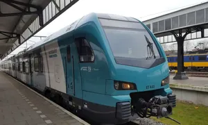 De Eurobahn-trein in Hengelo