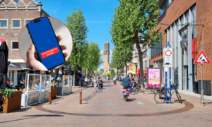 Foto binnenstad hengelo en app tom breukers canva