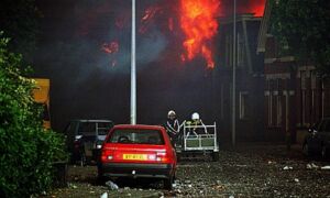 vuurwerkramp - brandweer - rampgebied