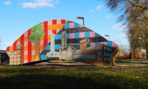 Mozaiekbankje enschede noord 01