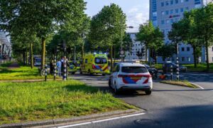 Ongeluk wethouder beversstraat enschede fietsbezorger