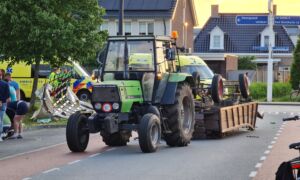 Ongeval losser platte kar NU Dennis Bakker