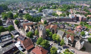 Impressie van het appartementencomplex Martinusplein in Losser