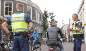 Scooters binnenstad still