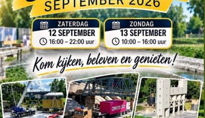Open dagen bij modelbouwvereniging de Nijverheid in Hengelo