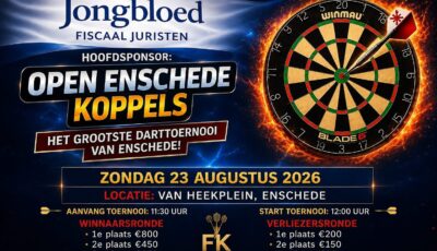 Koppel-darttoernooi op Van Heekplein Enschede