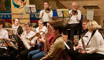 Kerstconcert fanfareorkest De Bazuin in Usselerkerk