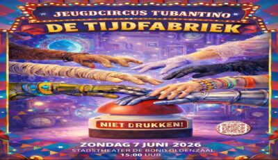 Jeugdcircus Tubantino presenteert spectaculaire tijdreis
