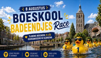 Ronde Tafel laat duizenden bad eendjes door de Marktstraat dobberen