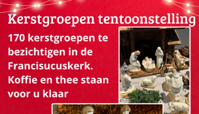 Kerststallententoonstelling in de Franciscuskerk