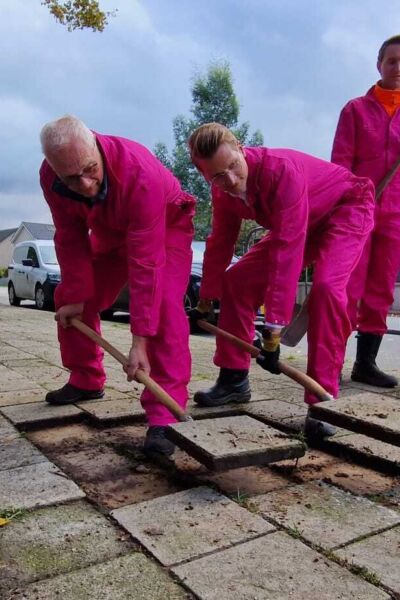 Tegelwippen in Losser, een laatste spurt en de Biobox in Losser | Jaimi van Essen