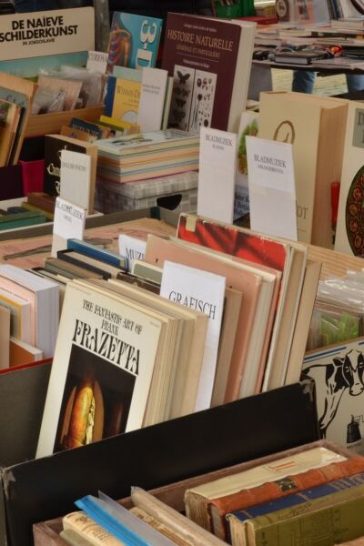 Boeken op de Weerselose markt | Eline