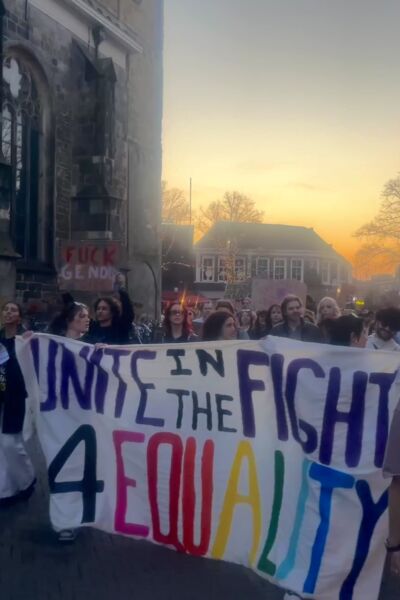 8 Maart de vrouwen mars van Enschede!