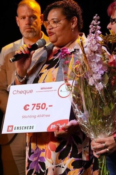 All4free Twente wint Enschedese Vrijwilligersdag 2026 | Melissa Muller