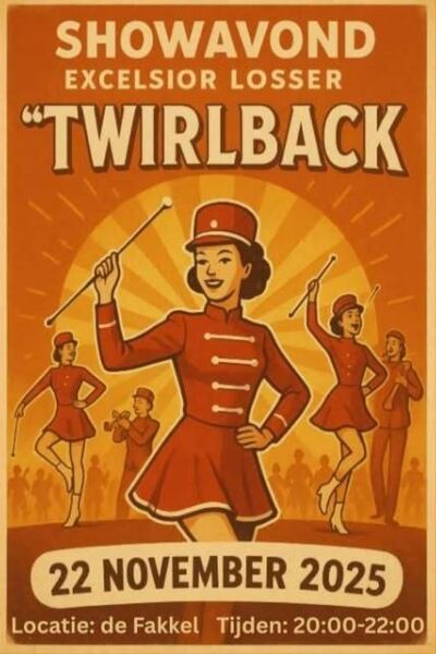 Grote showavond van de majorettes van Excelsior Losser | Marlous Jissink