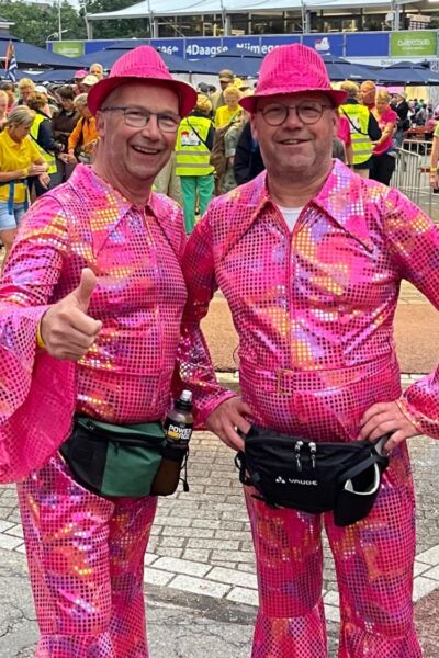 Henk Eedman heeft de finish in Nijmegen gehaald