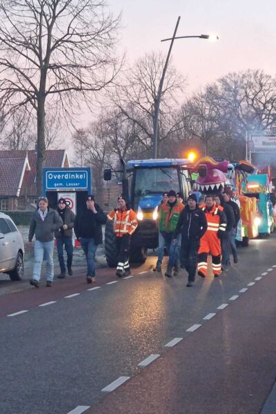 Carnaval Losser op weg naar Rosenmontag Münster | Simon Bakker
