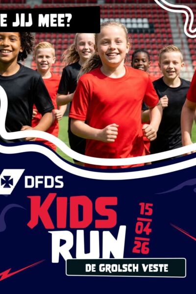 1e editie Kidsrun op woensdag 15 april bij de Grolsch Veste | Brian Brokelman