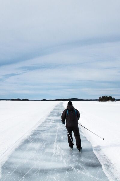 Alternatieve Elfstedentocht op de Weissensee | Peter Grobbe