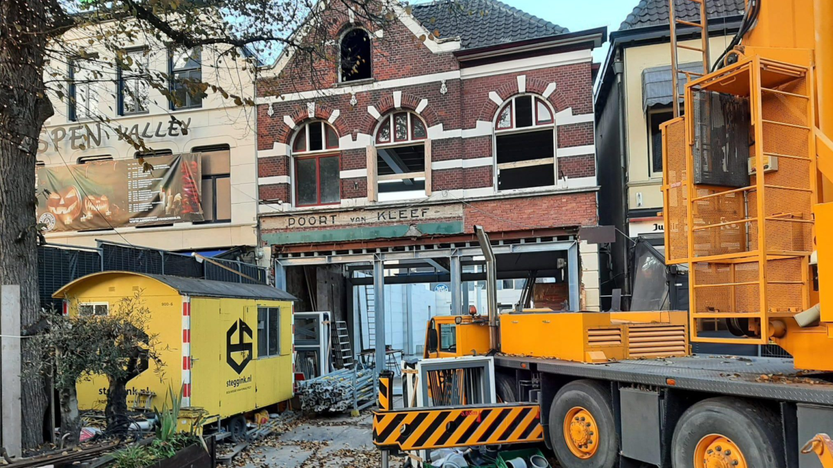 20221023 Poort van Kleef verbouwing Enschede Oude Markt Wilco Louwes