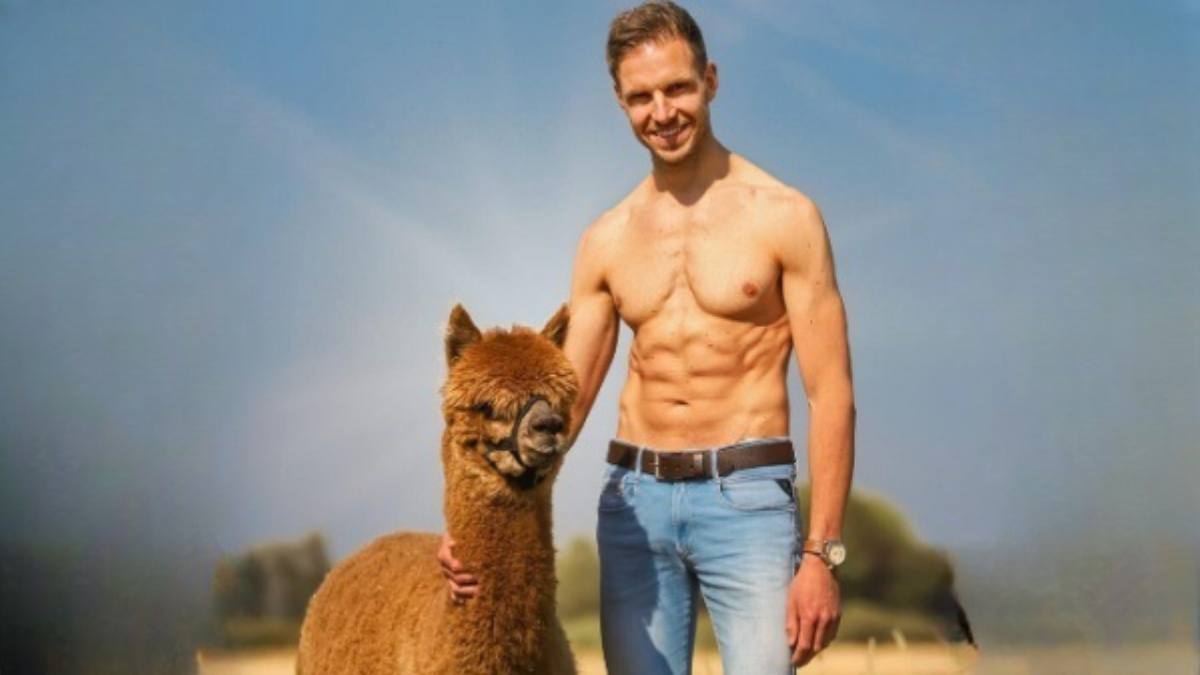 Jelle met alpaca magic