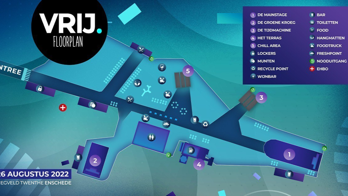 VRIJ Floorplan
