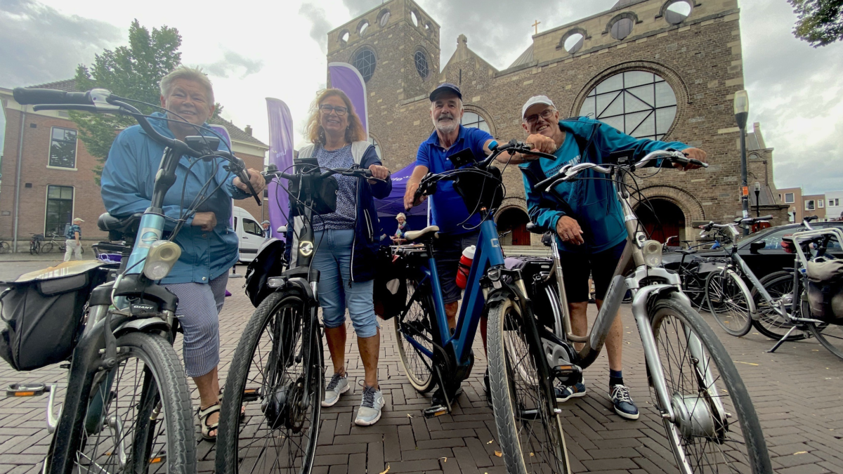 Gerda Anneke Roel Wim Fietsvierdaagse Enschede 2022