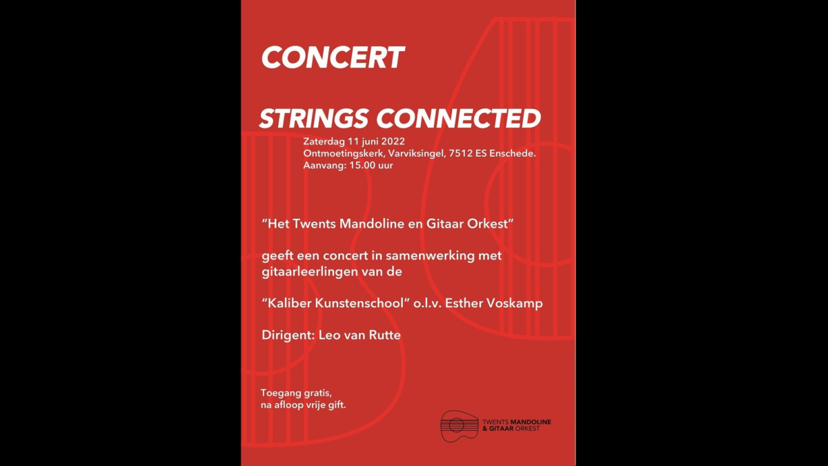 Poster 11 juni Strings connected